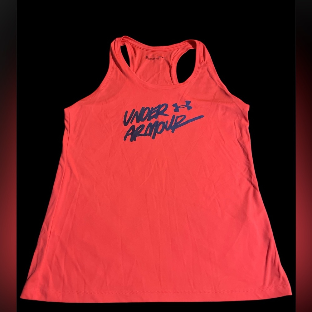 UA Racer Back logo tank